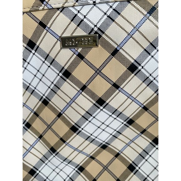 Miche Prima Big Bag Shell Only Robin Plaid Print Faux Leather Retired New in Bag - Picture 4 of 11